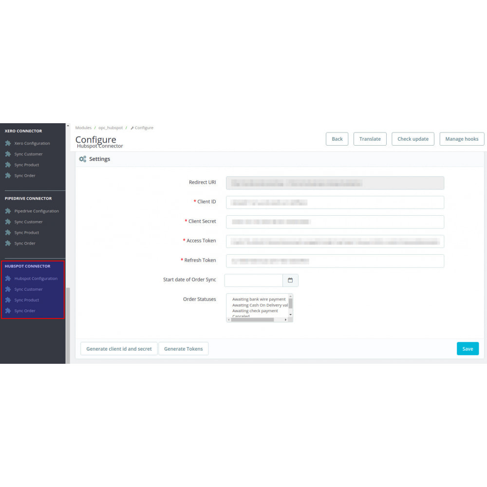 HubSpot Connector