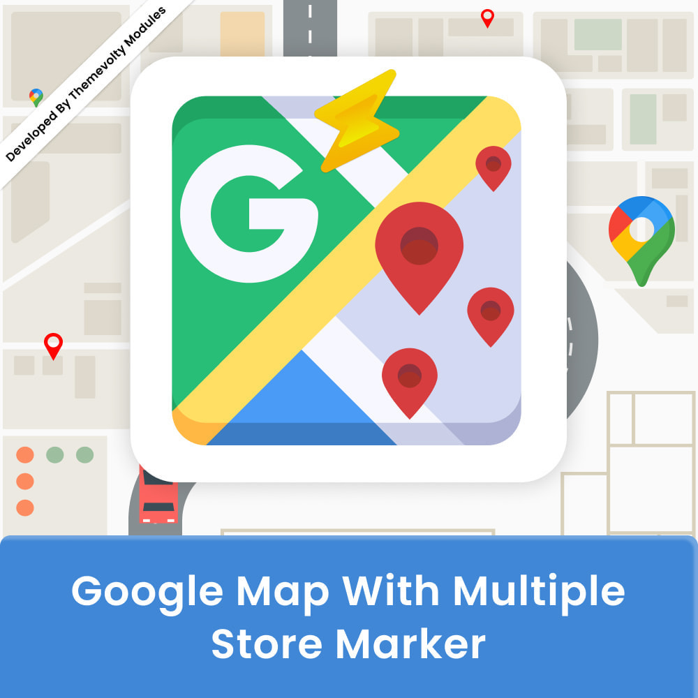 Google–Maps: Multiple Store–List Markers - PRO
