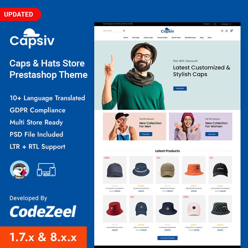 Capsiv - Caps & Hats Store