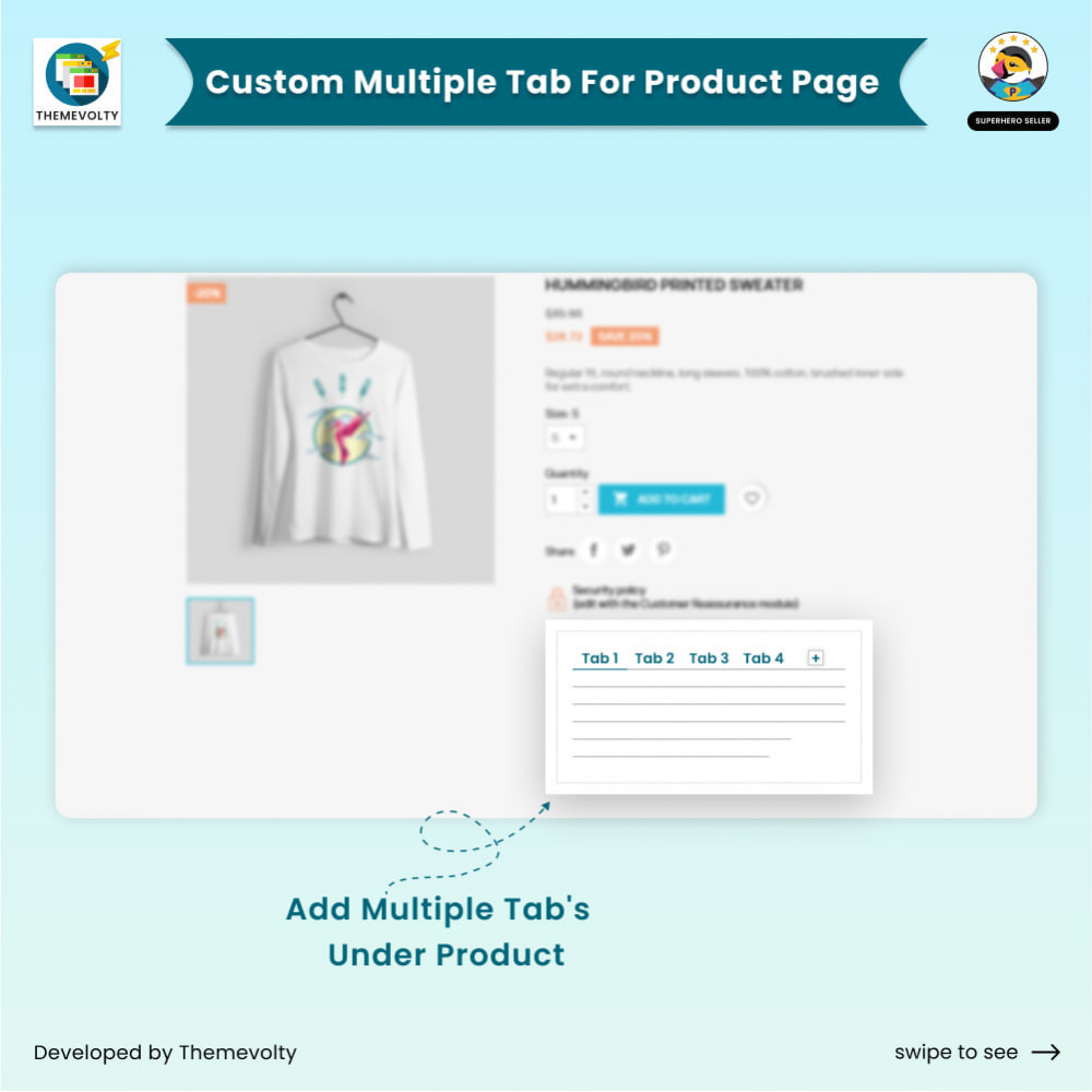 Custom Multiple Tabs for Product Page