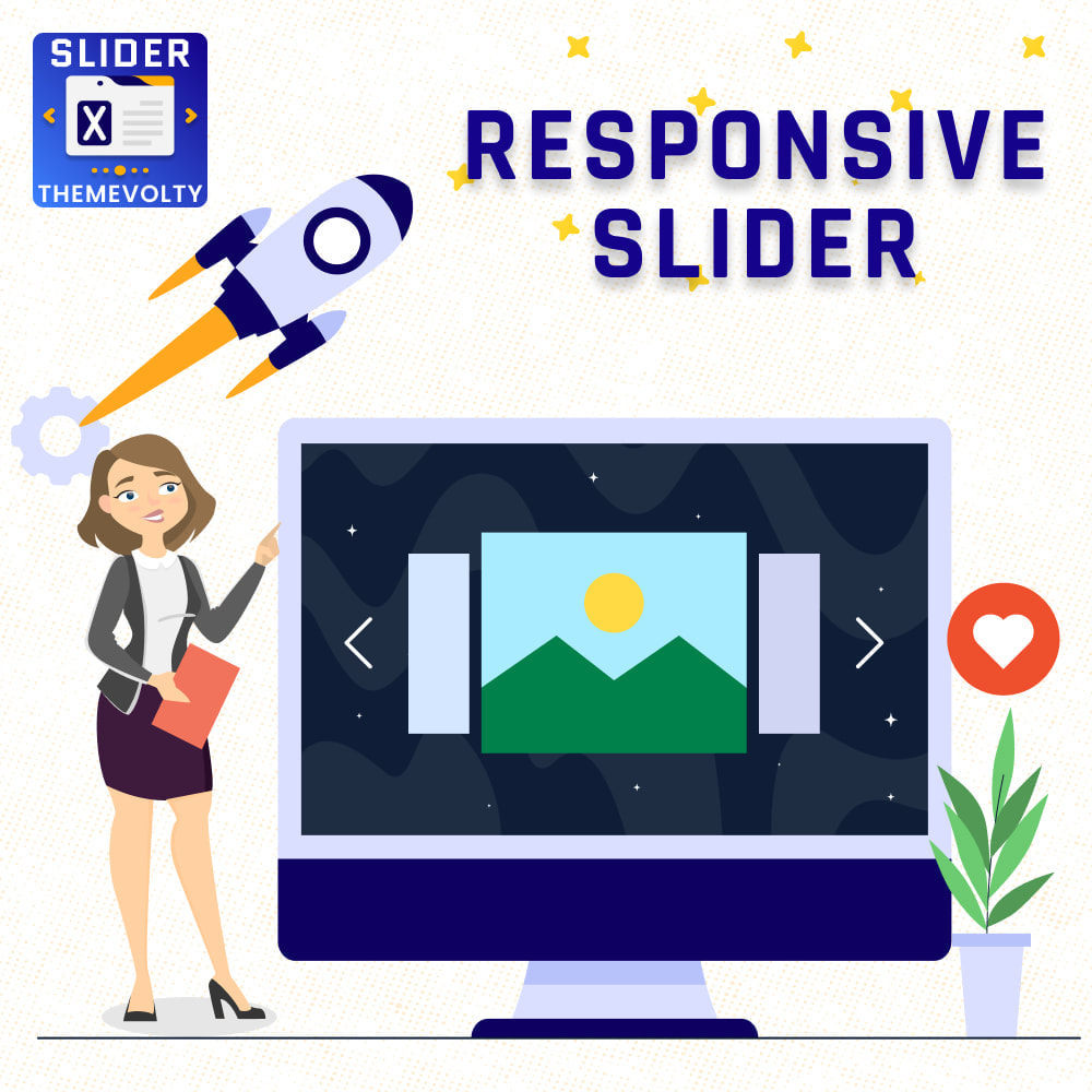 Custom Image Slider Pro - Responsive Slideshow