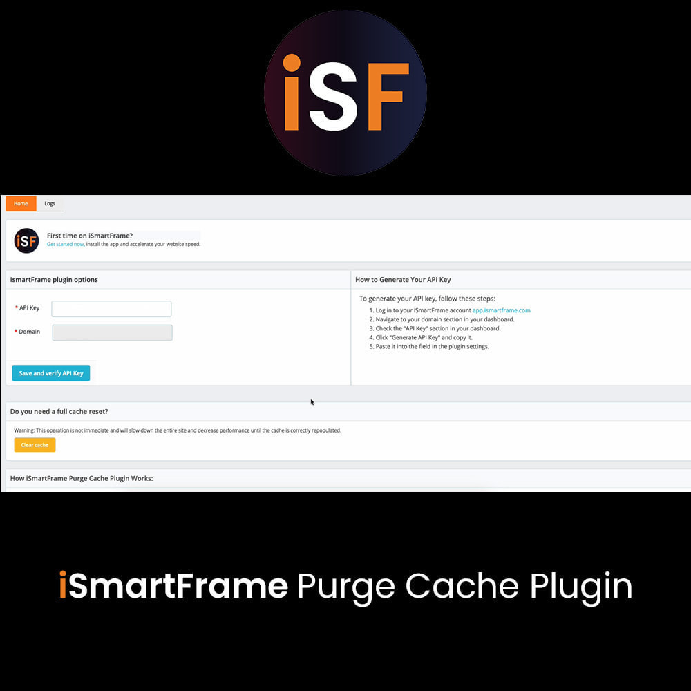 iSmartFrame CDN Purge Cache