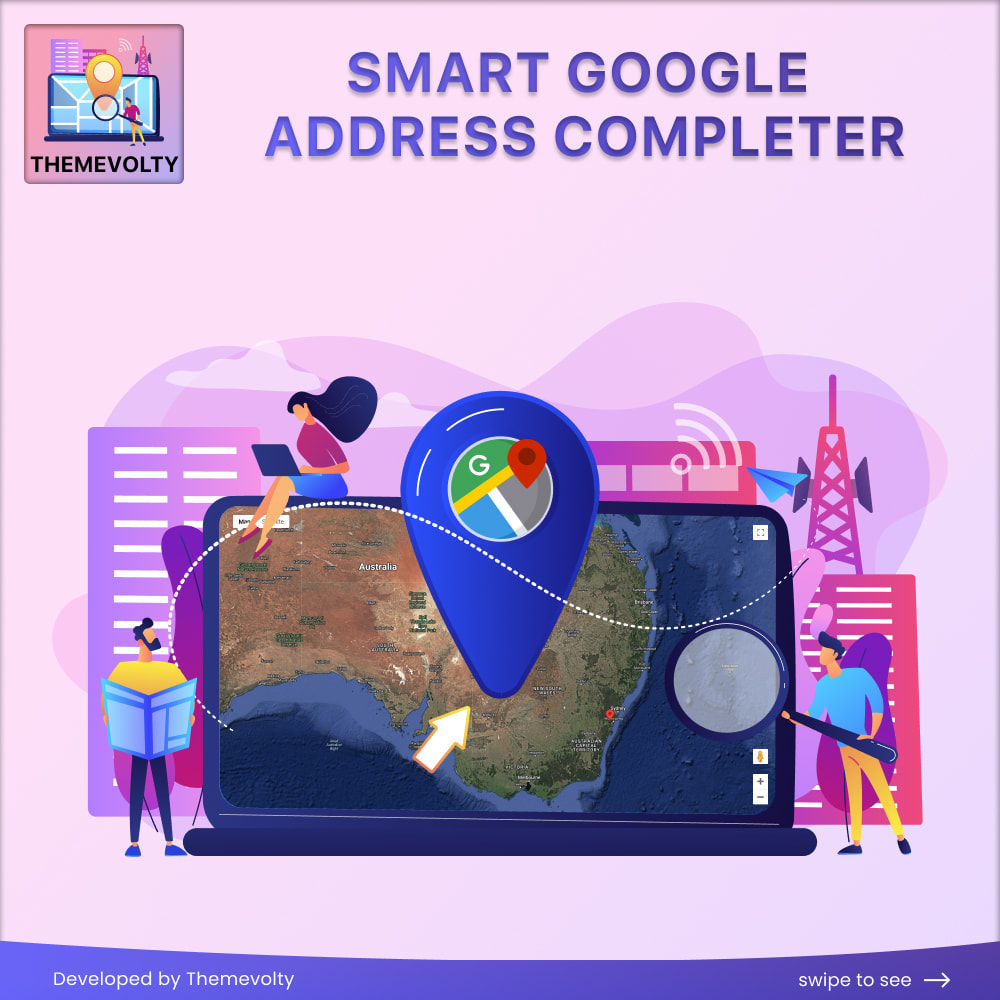 Smart Google Address Completer