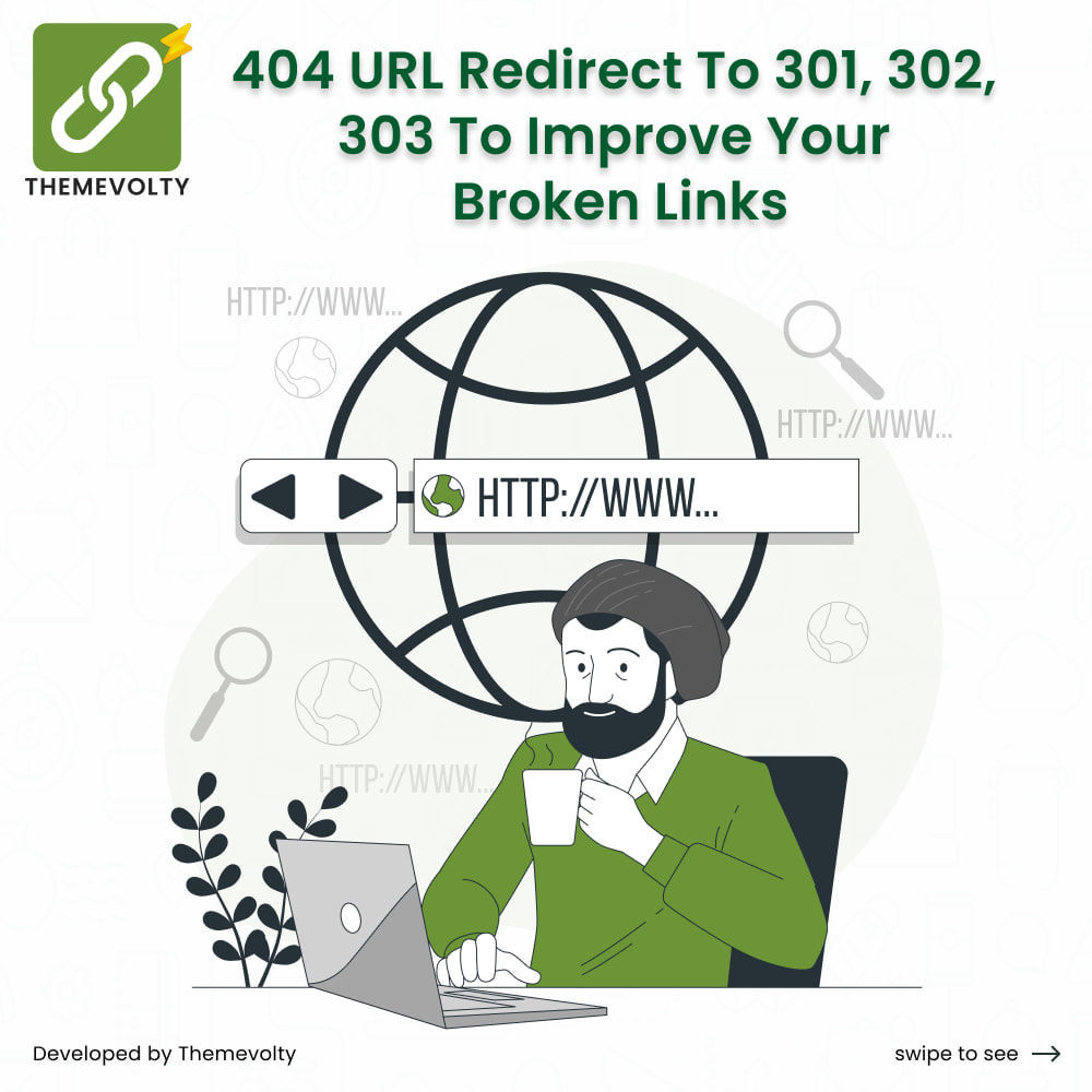 Themevolty - URL Redirects 301, 302, 303, 404 - SEO PRO