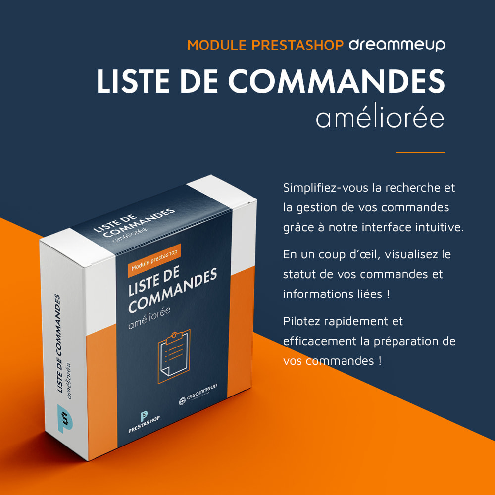 DMU Liste améliorée de commandes