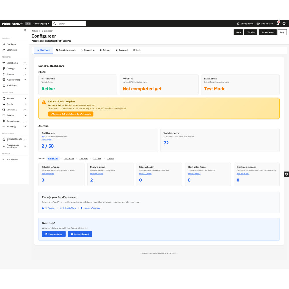 Peppol e-Invoicing Integration by SendPol