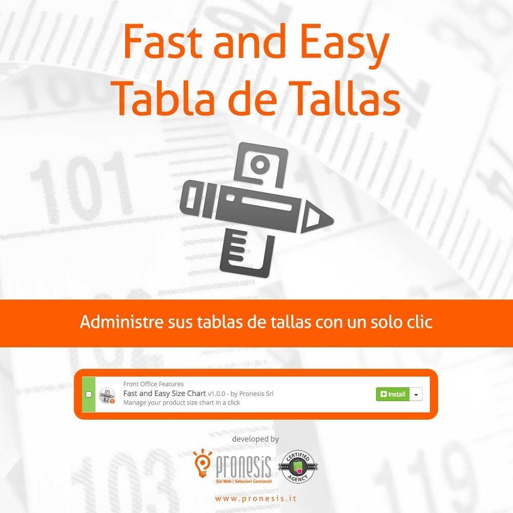 Fast and Easy Tabla de Tallas